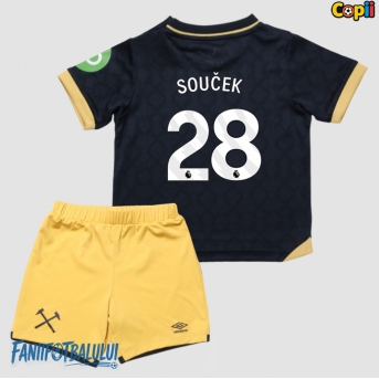 West Ham United Tomas Soucek #28 Echipament de Fotbal Replică 2025-26 Copii Treilea (+ Șorturi)